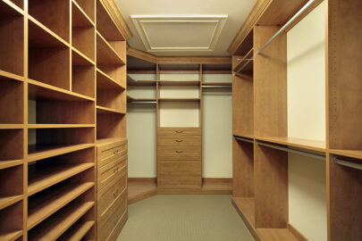 Master bedroom closet